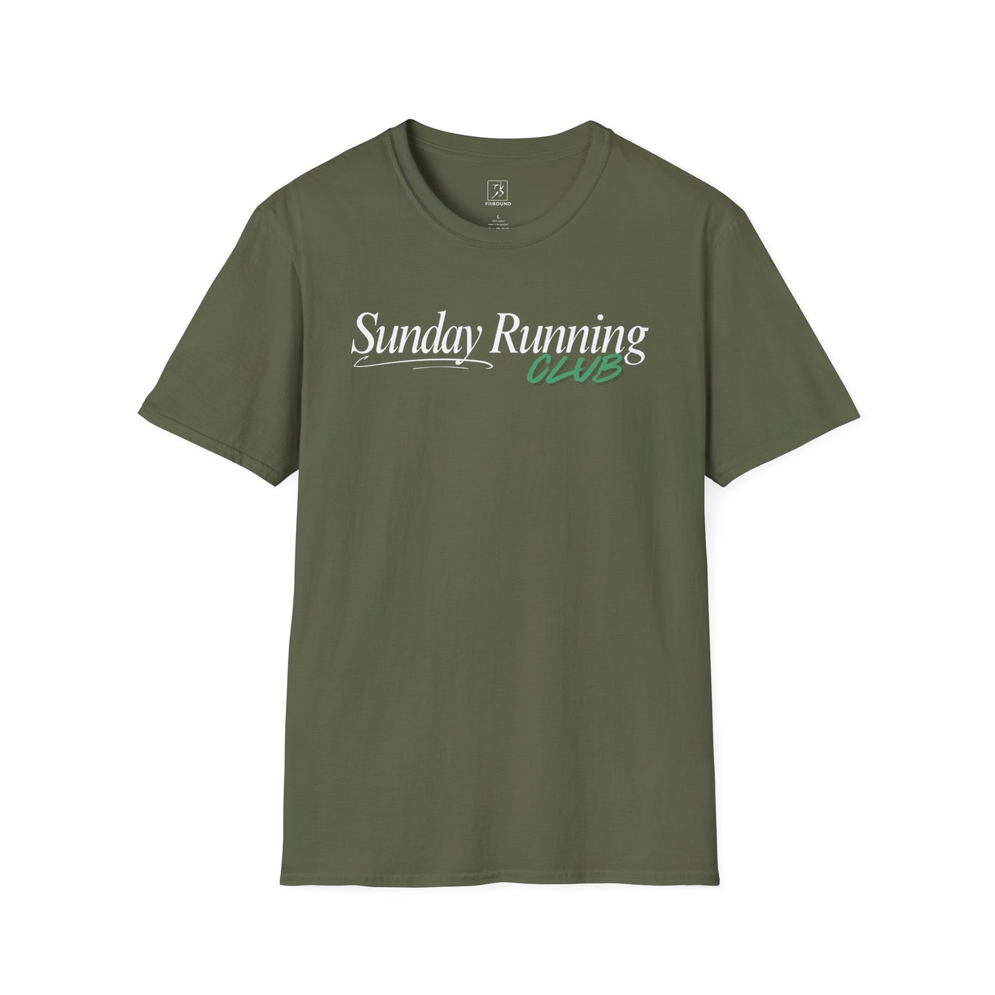 Green Sunday Running Club T-shirt – running tee for training and marathons