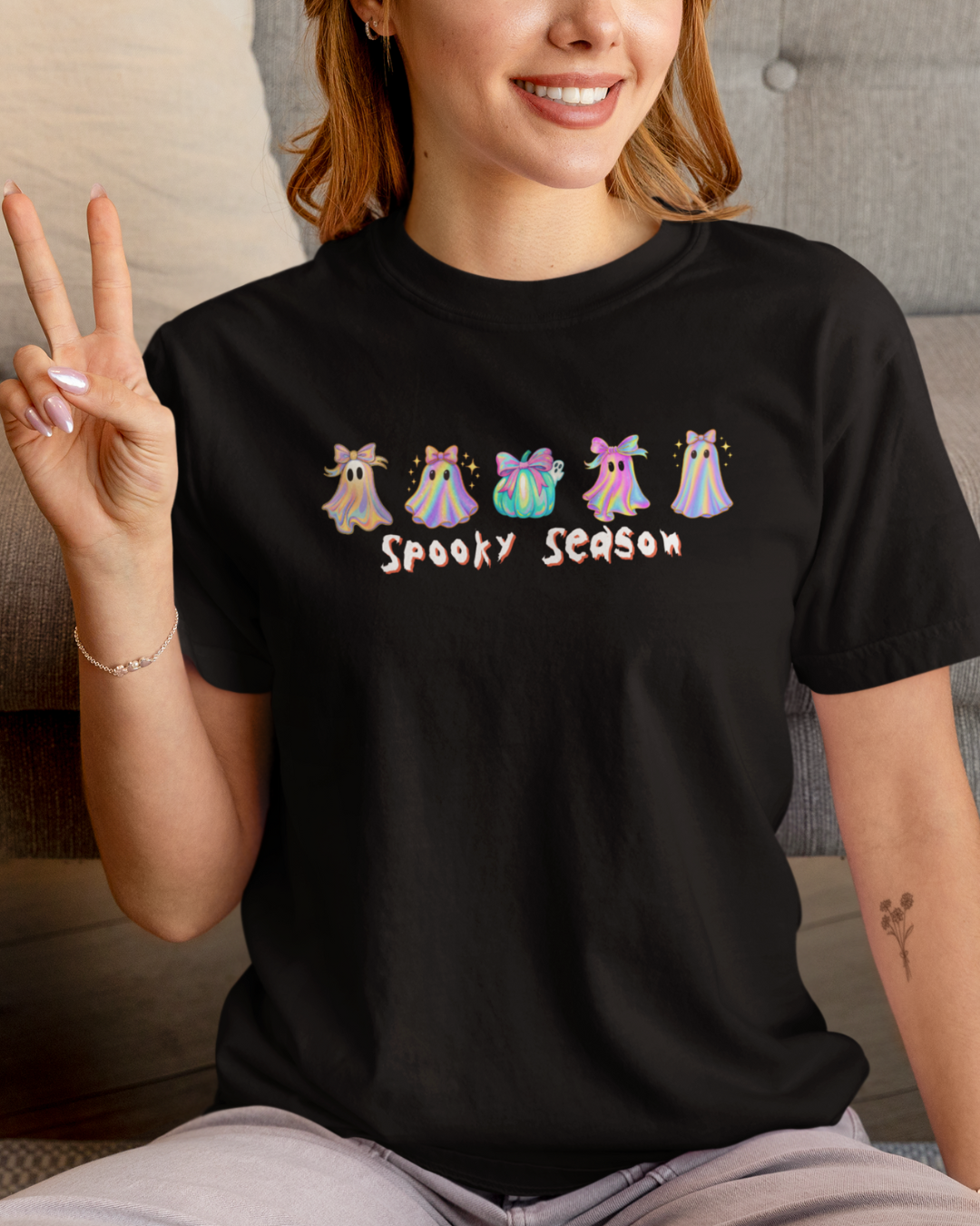 Halloween collection – spooky ghost t-shirt and festive gifts, unisex apparel