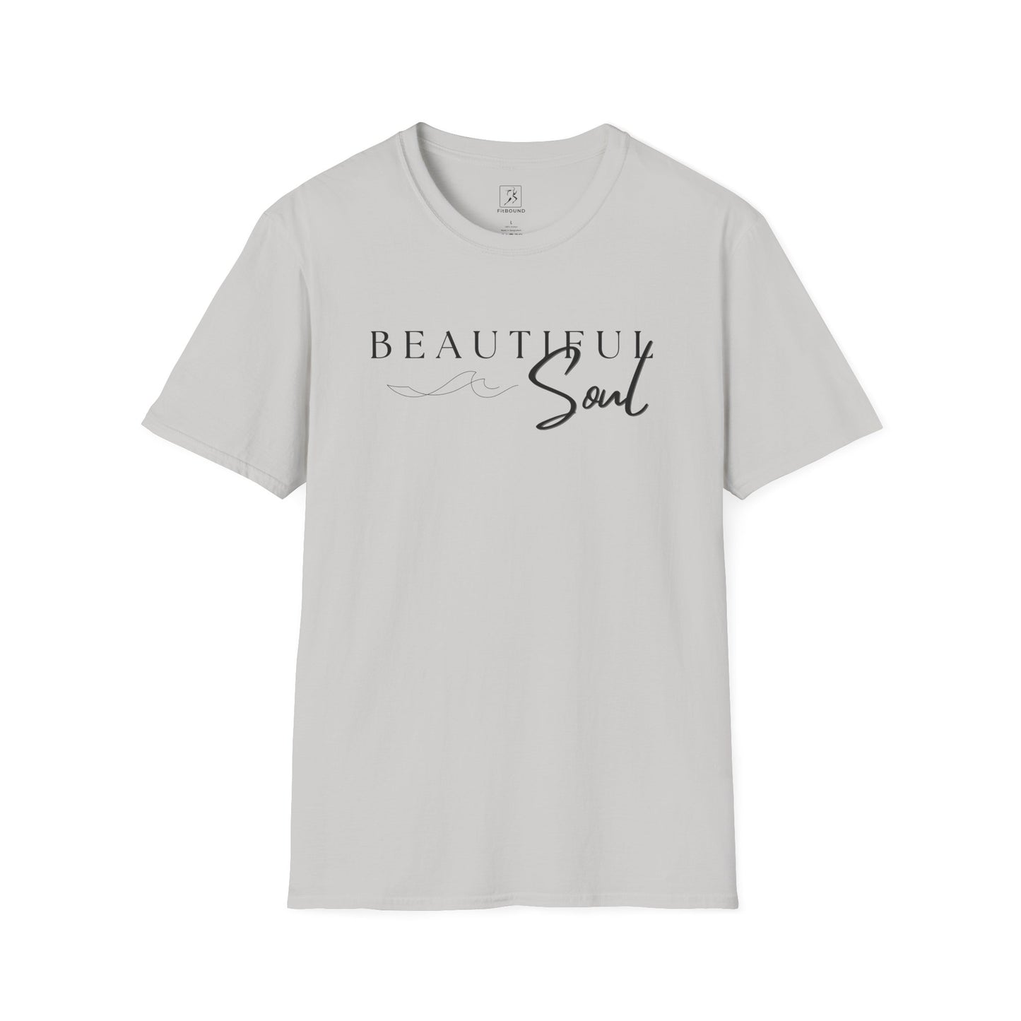 Beautiful Soul Graphic Shirt – grey with minimalist script