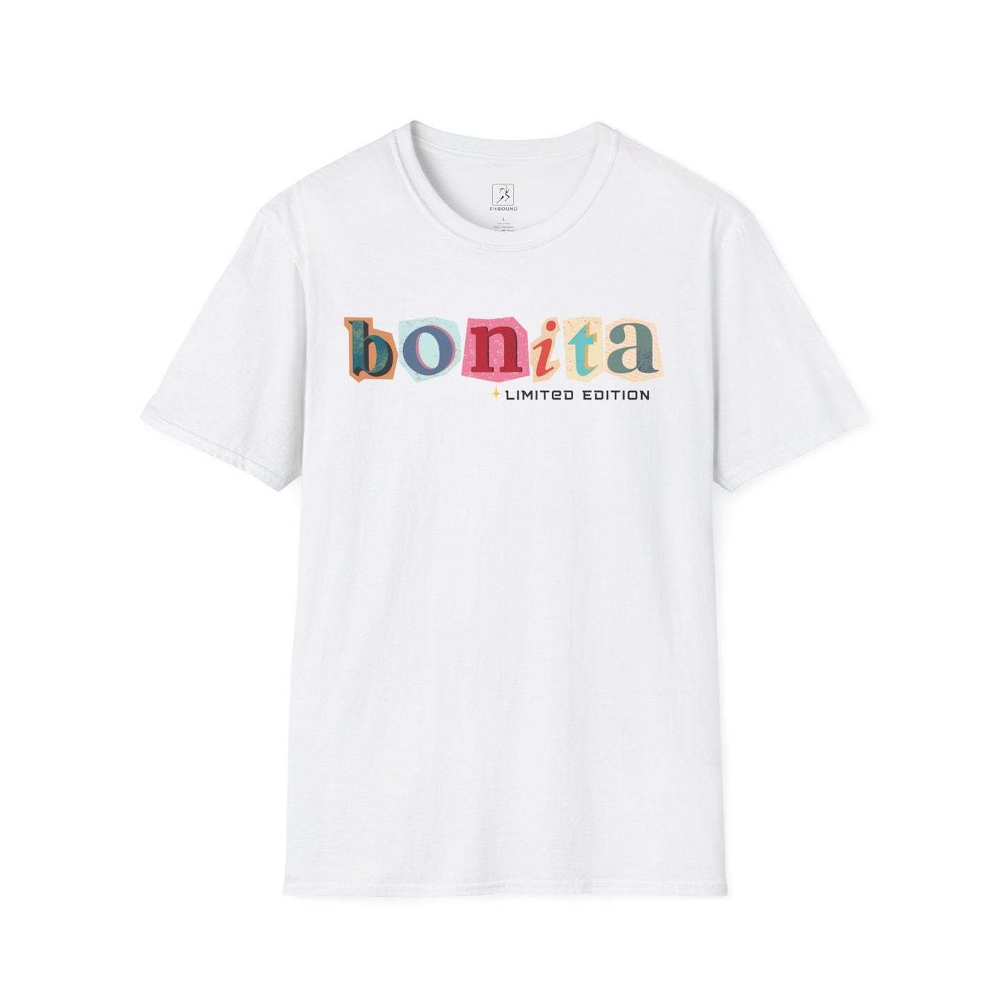 Bonita Limited Edition T-Shirt – flat lay on white shirt