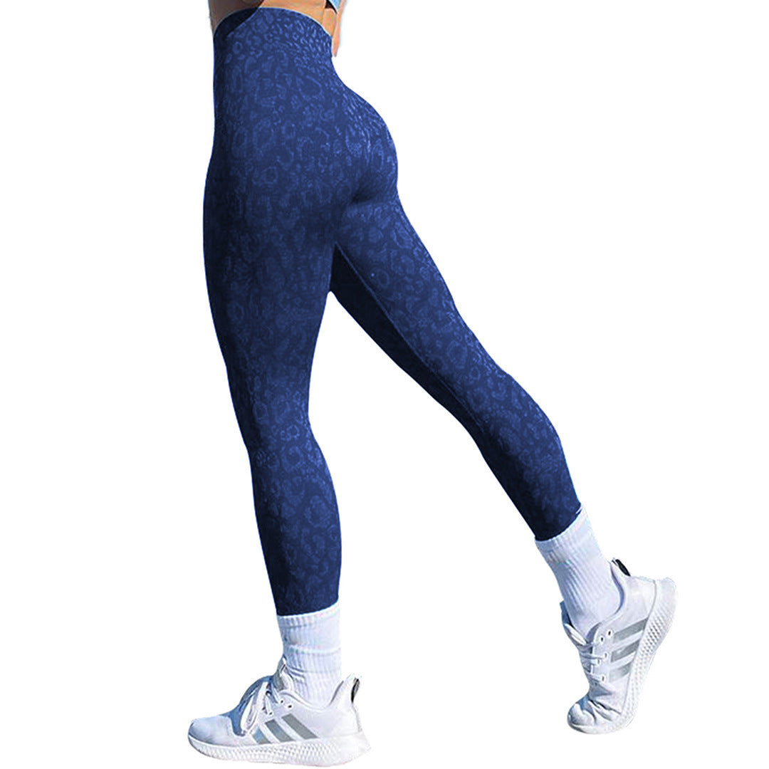 Dark blue sculpting leggings – scrunch back detail for enhanced fit and glute lift