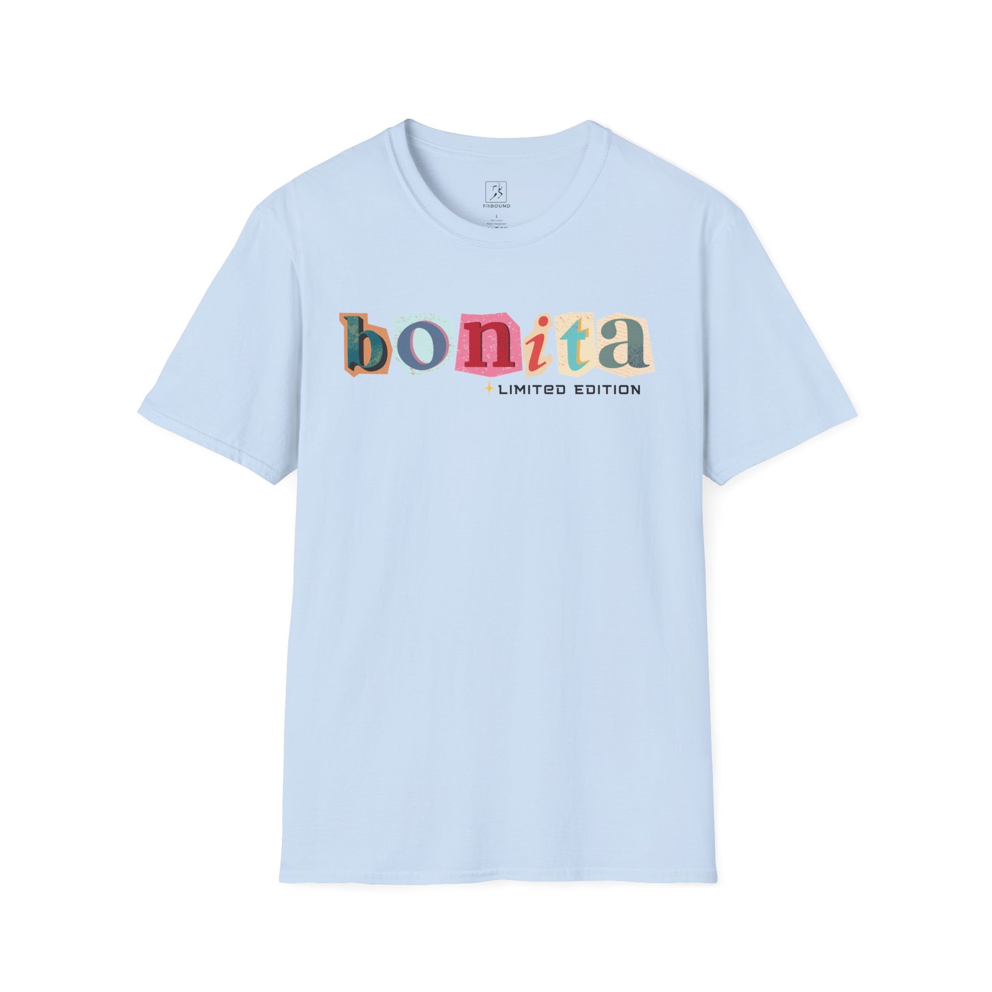 Bonita T-Shirt in light blue – casual unisex tee