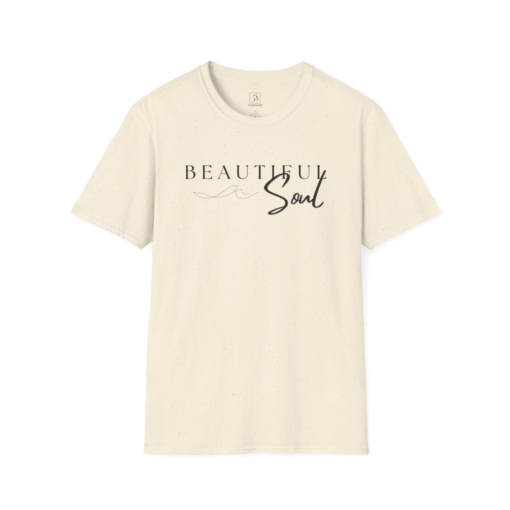 Softstyle Beautiful Soul T-Shirt – light cream color, casual fit